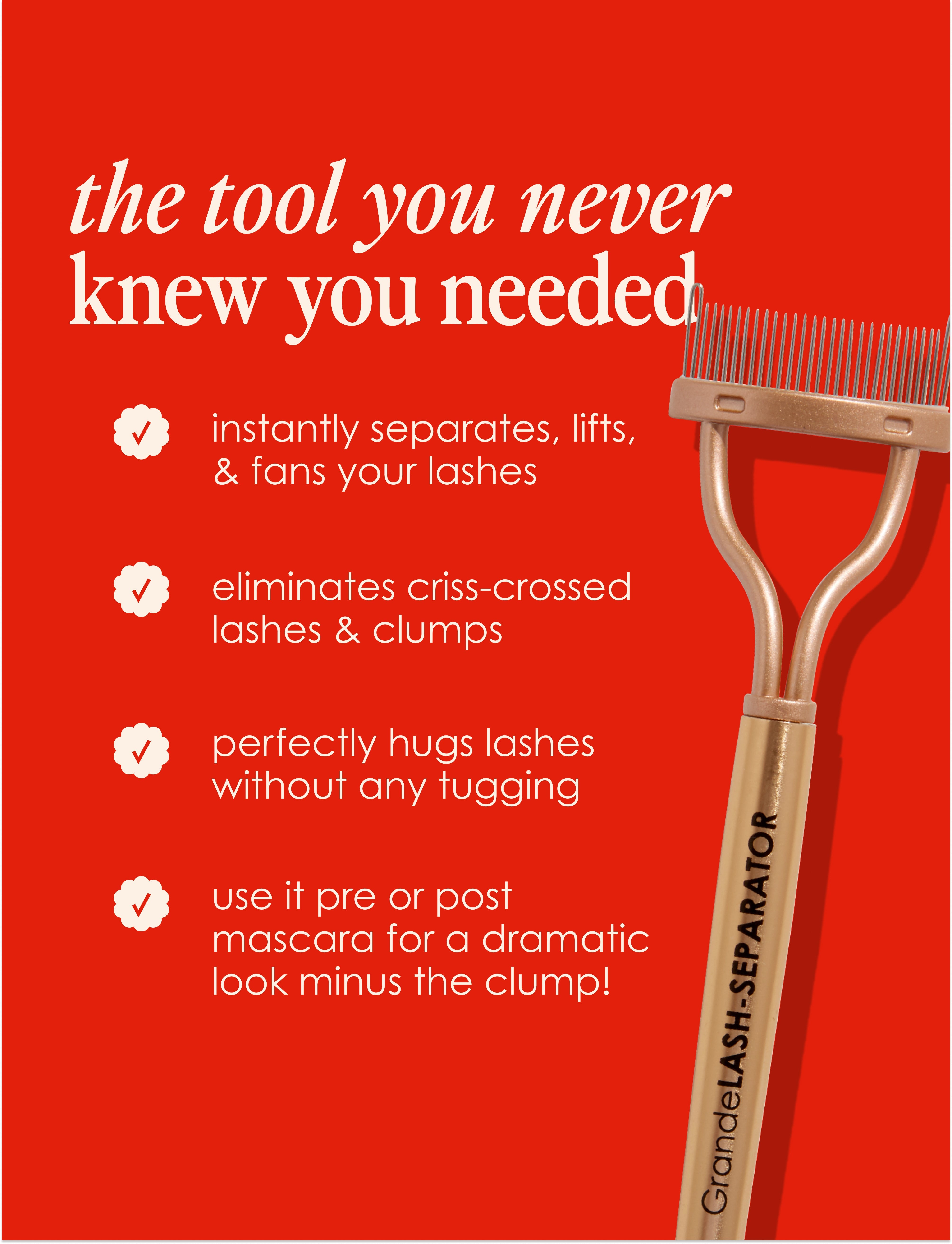 GrandeLASH-SEPARATOR Lash Separating Comb