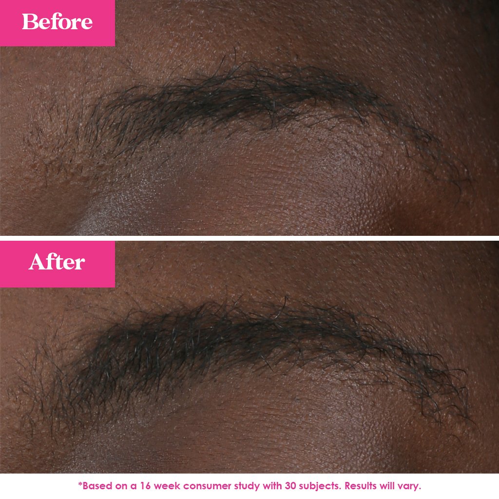 GrandeBROW before and after