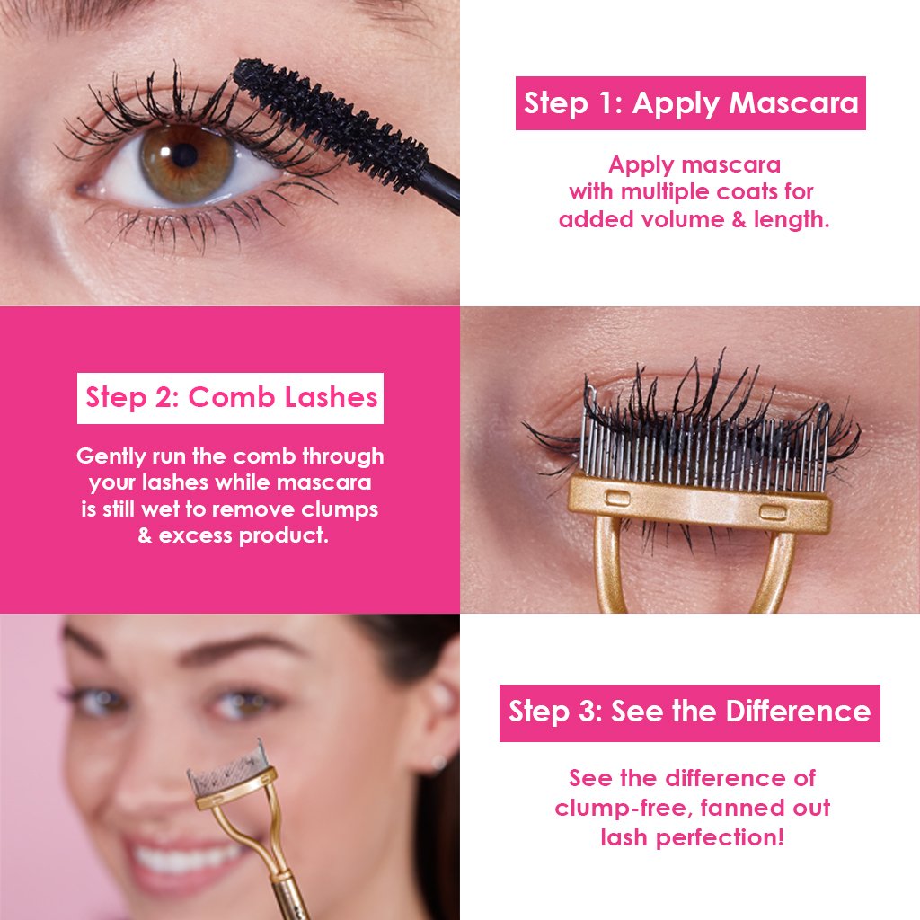 Lash comb how-to
